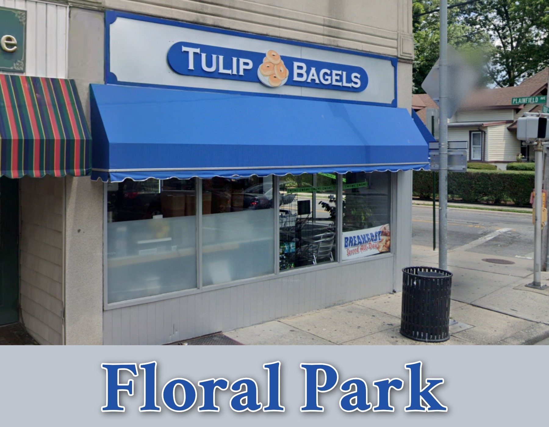 Tulip Bagels Store Fron in Floral Park